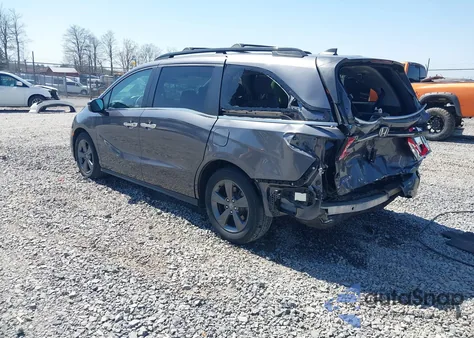 2021 Honda Odyssey Ex z USA, uszkodzony, nr VIN 5FNRL6H51MB002767